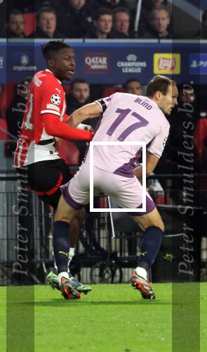 Eindhoven, 5 November 2024
Europacup 1 PSV-Girona, eindstand 4-0
Johan Bakayoko en Daley Blind