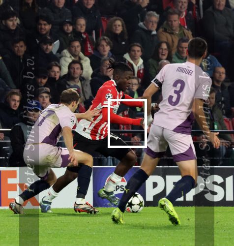 Eindhoven, 5 November 2024
Europacup 1 PSV-Girona, eindstand 4-0
Johan Bakayoko en Daley Blind