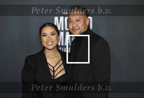 Amsterdam 5 november 2024
Premiere Videoland van  Mocro mafia in Tuschinski. Kimmylien Nguyen met partner