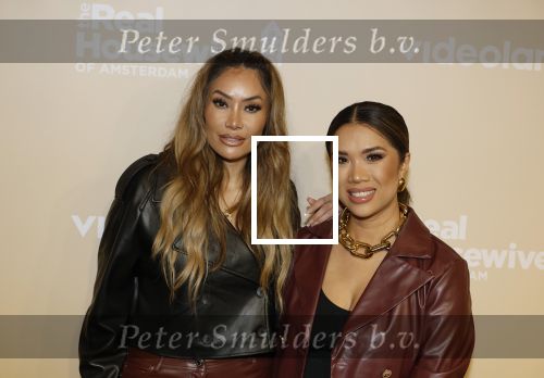 Amsterdam 25 november 2024
Presentatie nieuwe seizoen real housewives of Amsterdam in het Amstel hotel  met oa Maria Tailor Tamara Elbaz Kimmylien nguyen Cherry Ann Person Angela v d Brink Djamila Celina en Deborah Luijendijk. Kimmylien met Mifa Rosa
