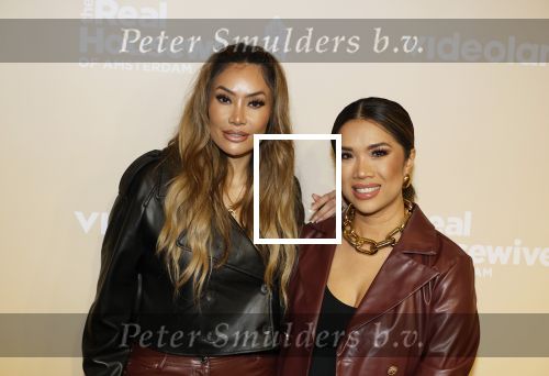 Amsterdam 25 november 2024
Presentatie nieuwe seizoen real housewives of Amsterdam in het Amstel hotel  met oa Maria Tailor Tamara Elbaz Kimmylien nguyen Cherry Ann Person Angela v d Brink Djamila Celina en Deborah Luijendijk. Kimmylien met Mifa Rosa