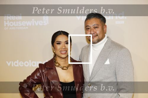 Amsterdam 25 november 2024
Presentatie nieuwe seizoen real housewives of Amsterdam in het Amstel hotel  met oa Maria Tailor Tamara Elbaz Kimmylien nguyen Cherry Ann Person Angela v d Brink Djamila Celina en Deborah Luijendijk. Kimmylien met man