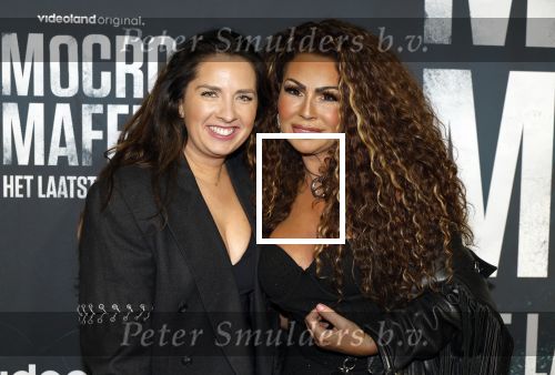 Amsterdam 5 november 2024
Premiere Videoland van  Mocro mafia in Tuschinski. Leslie Keijzer en Michaela Kox