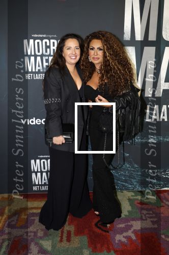 Amsterdam 5 november 2024
Premiere Videoland van  Mocro mafia in Tuschinski. Leslie Keijzer en Michaela Kox