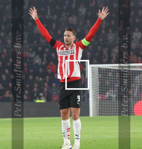 Eindhoven, 5 November 2024
Europacup 1 PSV-Girona, eindstand 4-0
Luuk de Jong