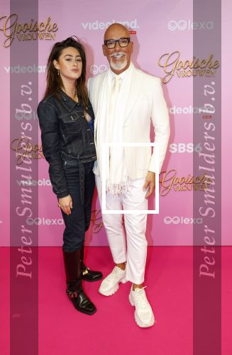 Amsterdam 22 oktober 2024
Premiere Gooische vrouwen in het DeLaMar theater. 
Bente Fokkens en Maik de Boer