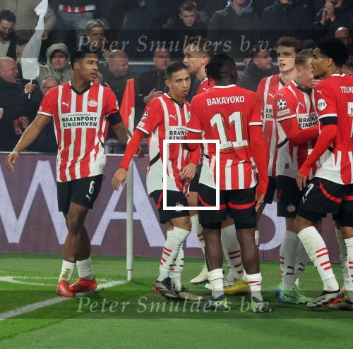 Eindhoven, 5 November 2024
Europacup 1 PSV-Girona, eindstand 4-0
Malik Tillman heeft gescoord