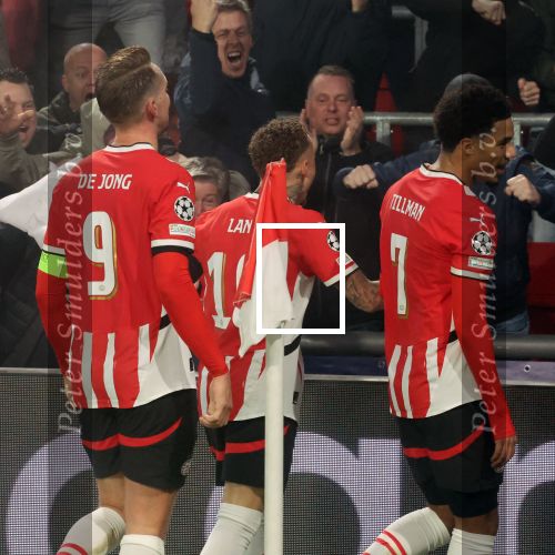 Eindhoven, 5 November 2024
Europacup 1 PSV-Girona, eindstand 4-0
Malik Tillman en Luuk de Jong