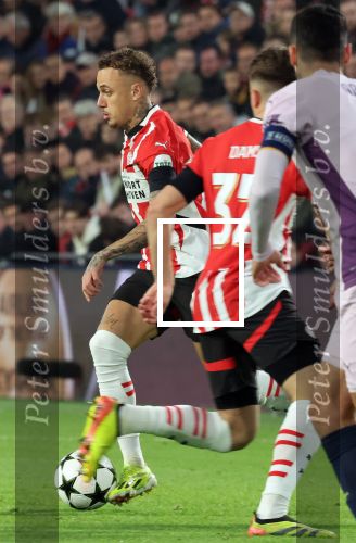 Eindhoven, 5 November 2024
Europacup 1 PSV-Girona, eindstand 4-0
Noa Lang