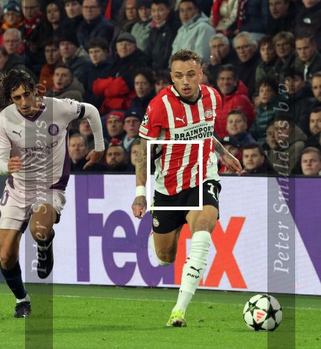 Eindhoven, 5 November 2024
Europacup 1 PSV-Girona, eindstand 4-0
Noa Lang