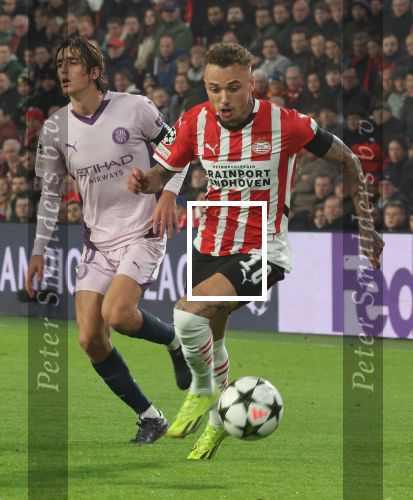 Eindhoven, 5 November 2024
Europacup 1 PSV-Girona, eindstand 4-0
Noa Lang