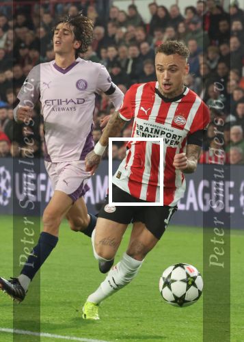 Eindhoven, 5 November 2024
Europacup 1 PSV-Girona, eindstand 4-0
Noa Lang