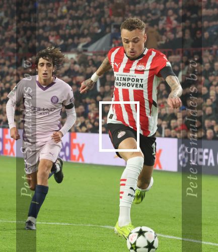 Eindhoven, 5 November 2024
Europacup 1 PSV-Girona, eindstand 4-0
Noa Lang