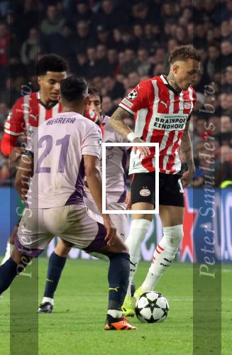 Eindhoven, 5 November 2024
Europacup 1 PSV-Girona, eindstand 4-0
Noa Lang