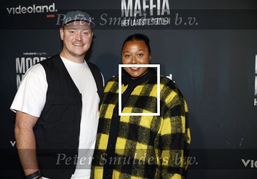 Amsterdam 5 november 2024
Premiere Videoland van  Mocro mafia in Tuschinski. Noel v Kleef met partner