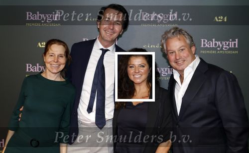 Amsterdam 25 november 2024
Premiere Babygirl in Tuschinski . Halina Reijn is de producente. Paul v Riessen en ....