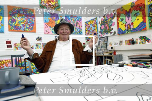 Amsterdam 2 december 2024
Peter Faber en zijn zoon Jesse Faber in het atelier van Peter.