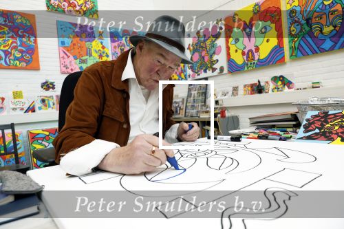 Amsterdam 2 december 2024
Peter Faber en zijn zoon Jesse Faber in het atelier van Peter.