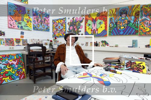 Amsterdam 2 december 2024
Peter Faber en zijn zoon Jesse Faber in het atelier van Peter.