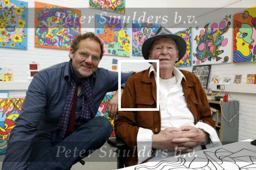 Amsterdam 2 december 2024
Peter Faber en zijn zoon Jesse Faber in het atelier van Peter.