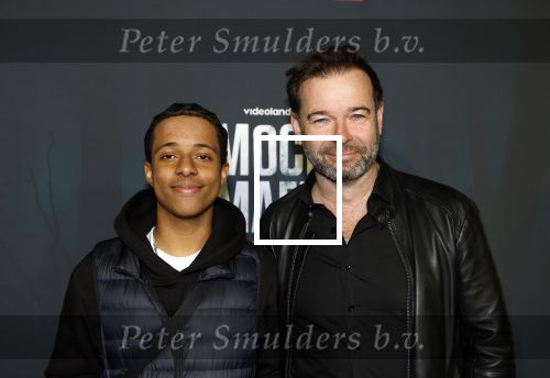 Amsterdam 5 november 2024
Premiere Videoland van  Mocro mafia in Tuschinski. Peter v d Vorst met zoon