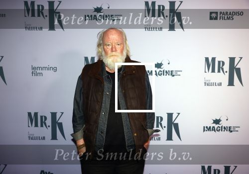Amsterdam 24 oktober 2024
Rode loper verslag feestelijke opening
Imagine Fantastic Film Festival met de film Mr.K  van Tallulah Schwab met in de hoofdrol Crispin Glover. Phil Tippett