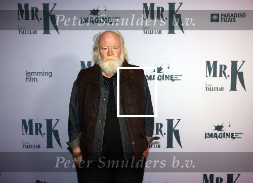 Amsterdam 24 oktober 2024
Rode loper verslag feestelijke opening
Imagine Fantastic Film Festival met de film Mr.K  van Tallulah Schwab met in de hoofdrol Crispin Glover. Phil Tippett
