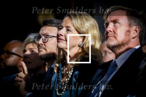 Amsterdam 3 december 2024
Uitreiking Prins Calus prijzen in het paleis op de dam . Aanwezig names koninklijke familie , Koning Willem Alexander Prins Constantijn Prinses Laurentien  en Prinses Mabel .
