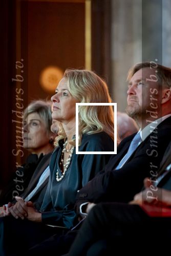 Amsterdam 3 december 2024
Uitreiking Prins Calus prijzen in het paleis op de dam . Aanwezig names koninklijke familie , Koning Willem Alexander Prins Constantijn Prinses Laurentien  en Prinses Mabel .