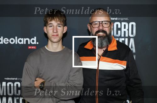 Amsterdam 5 november 2024
Premiere Videoland van  Mocro mafia in Tuschinski. Ramon Brugman met zijn zoon