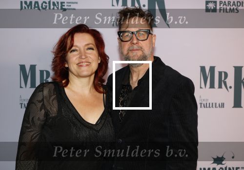 Amsterdam 24 oktober 2024
Rode loper verslag feestelijke opening
Imagine Fantastic Film Festival met de film Mr.K  van Tallulah Schwab met in de hoofdrol Crispin Glover. Tallulah Schwab en Martin Koolhoven