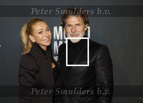 Amsterdam 5 november 2024
Premiere Videoland van  Mocro mafia in Tuschinski. Toine v peperstraten met partner
