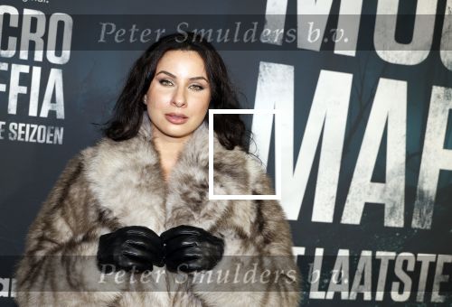 Amsterdam 5 november 2024
Premiere Videoland van  Mocro mafia in Tuschinski. Zineb Fallouk