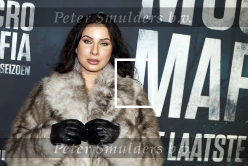 Amsterdam 5 november 2024
Premiere Videoland van  Mocro mafia in Tuschinski. Zineb Fallouk