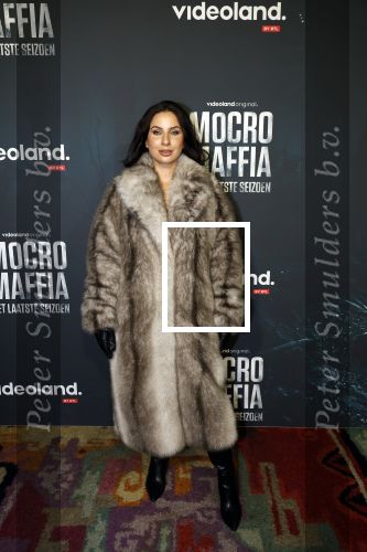 Amsterdam 5 november 2024
Premiere Videoland van  Mocro mafia in Tuschinski. Zineb Fallouk