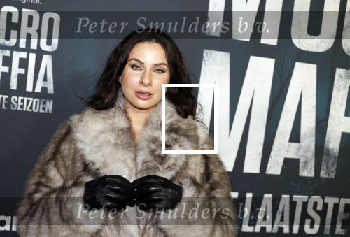 Amsterdam 5 november 2024
Premiere Videoland van  Mocro mafia in Tuschinski. Zineb Fallouk