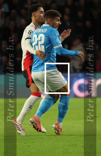 Eindhoven, 21 Oktober 2025
CL Wedstrijd PSV-Napolie, eindstand 6-2
Anass Salah-Eddine Giovanni Di Lorenzo