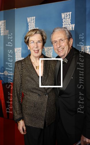 Rotterdam 23 november 2025
Premiere West side story in het nieuwe luxor. Annemarie Jorritsma met haar man