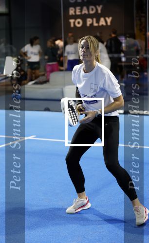 Utrecht 6 november 2025
Padel tournooi voor het UMC ziekenhuis bij Hal 22. Dafne Schippers