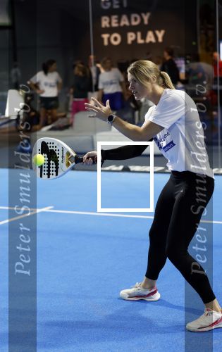 Utrecht 6 november 2025
Padel tournooi voor het UMC ziekenhuis bij Hal 22. Dafne Schippers