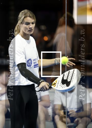Utrecht 6 november 2025
Padel tournooi voor het UMC ziekenhuis bij Hal 22. Dafne Schippers