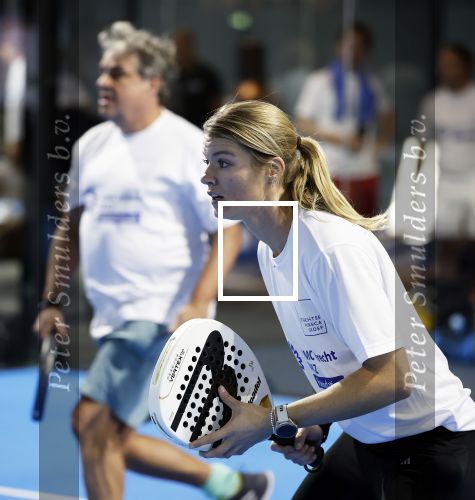 Utrecht 6 november 2025
Padel tournooi voor het UMC ziekenhuis bij Hal 22. Dafne Schippers