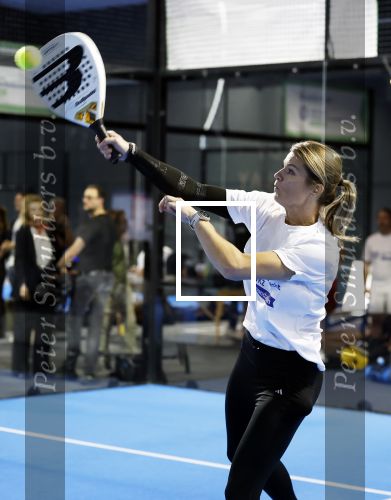 Utrecht 6 november 2025
Padel tournooi voor het UMC ziekenhuis bij Hal 22. Dafne Schippers
