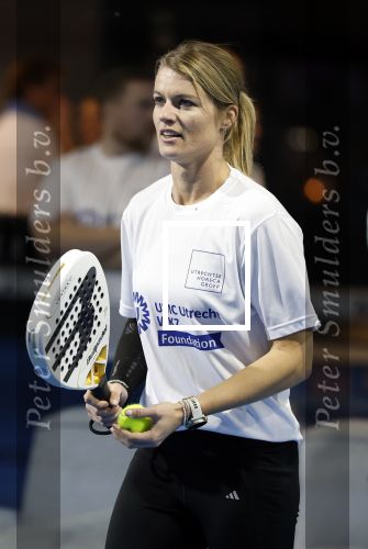 Utrecht 6 november 2025
Padel tournooi voor het UMC ziekenhuis bij Hal 22. Dafne Schippers