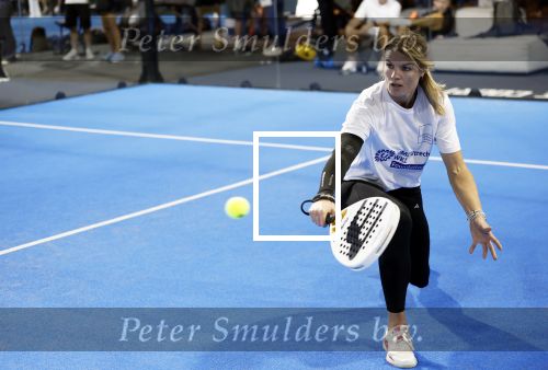 Utrecht 6 november 2025
Padel tournooi voor het UMC ziekenhuis bij Hal 22. Dafne Schippers