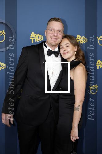 Amsterdam 16 oktober 2025
Uitreiking televizierring 2025 in carre .
Daniel Zuiddam en zijn partner Danique uit BenB Vol Liefde