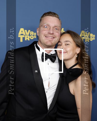 Amsterdam 16 oktober 2025
Uitreiking televizierring 2025 in carre .
Daniel Zuiddam en zijn partner Danique uit BenB Vol Liefde