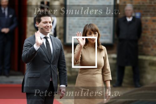 Den Haag 20 november 2025
 Prinses Amalia en haar vader Koning Willem Alexander bij de Grote Kerk, na de Bijzondere Verenigde Vergadering van de Eerste en Tweede Kamer, ter gelegenheid van de tachtigste verjaardag dat het parlement na de Tweede Wereldoorlog voor het eerst weer in gezamenlijkheid bijeenkwam. Eerste Kamervoorzitter Mei Li Vos Tweede Kamervoorzitter Thom van Campenvingen ze op .