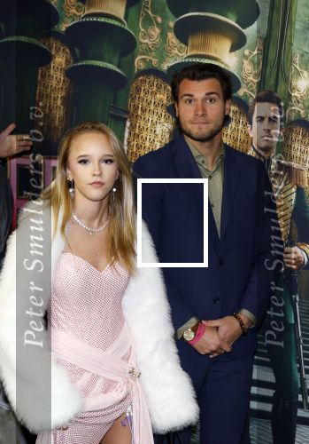 Amsterdam 18 november 2025
Premiere Wicked in het deLaMar theater . Emma Kok poseert met partner Jort Knoop
