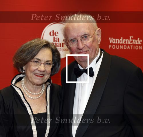 Amsterdam 30 november 2025
80 jaar het DeLaMar theater . Gerdi Verbeet poseert met partner Wim Meijer